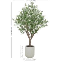 Faux 8' Olive Tree