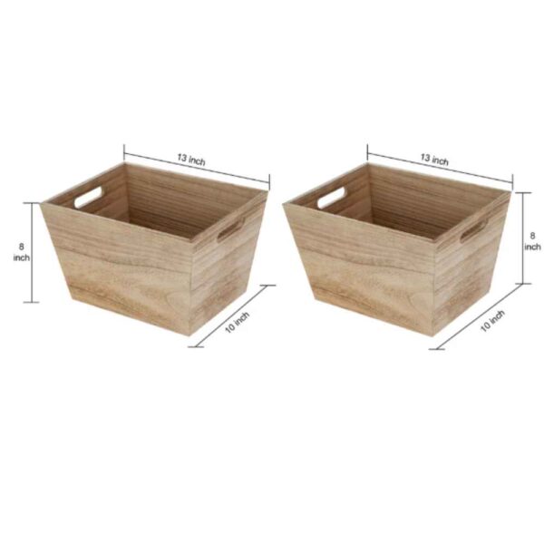 BHG Wood Bins Measure BHG Wood Bins Measure