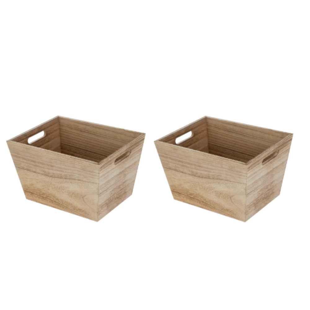 BHG Wood Bins