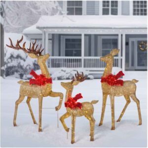Holiday Deer Family